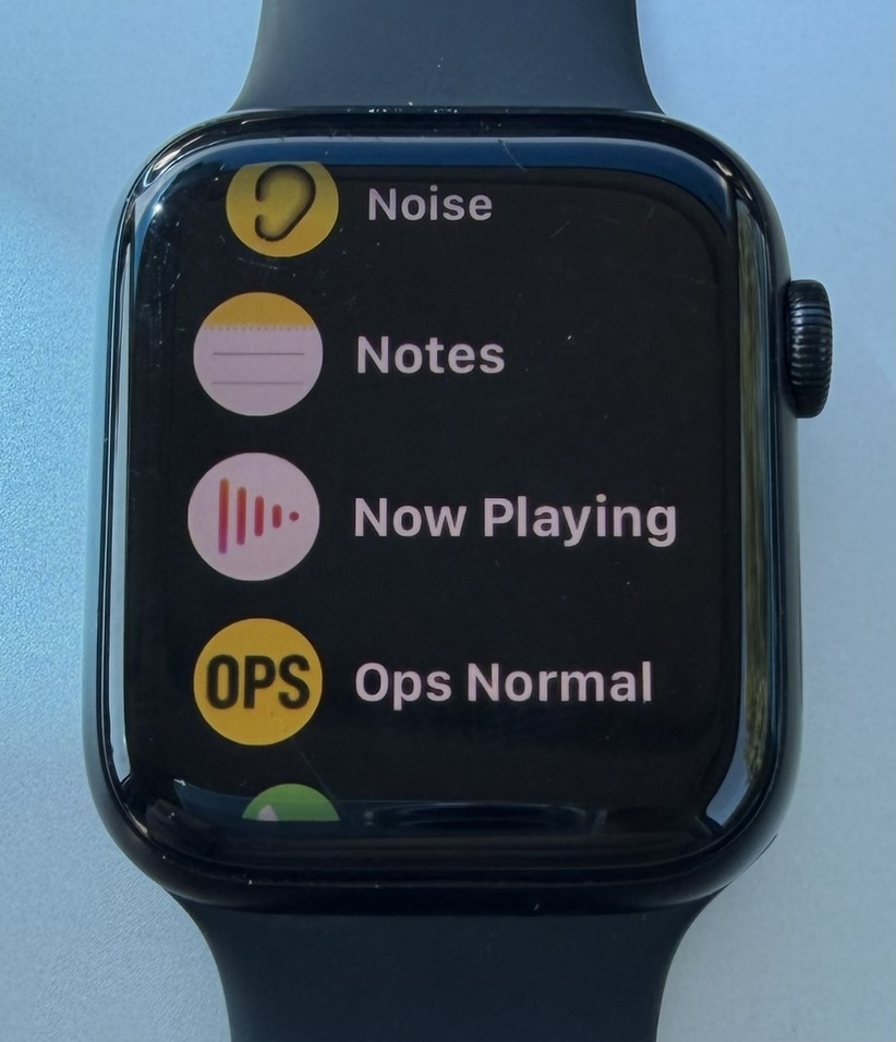 Ops Normal app icon in the Apple Watch app list